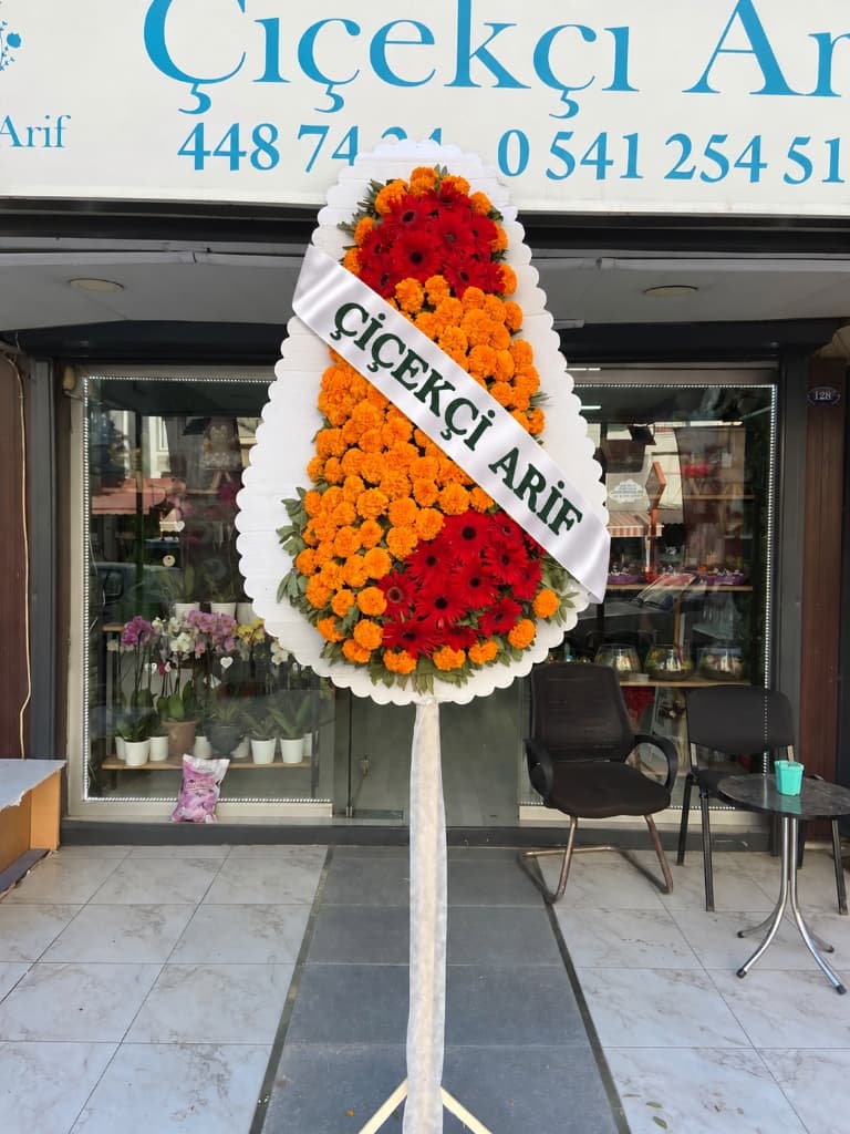 Turuncu Kırmızı Çelenk