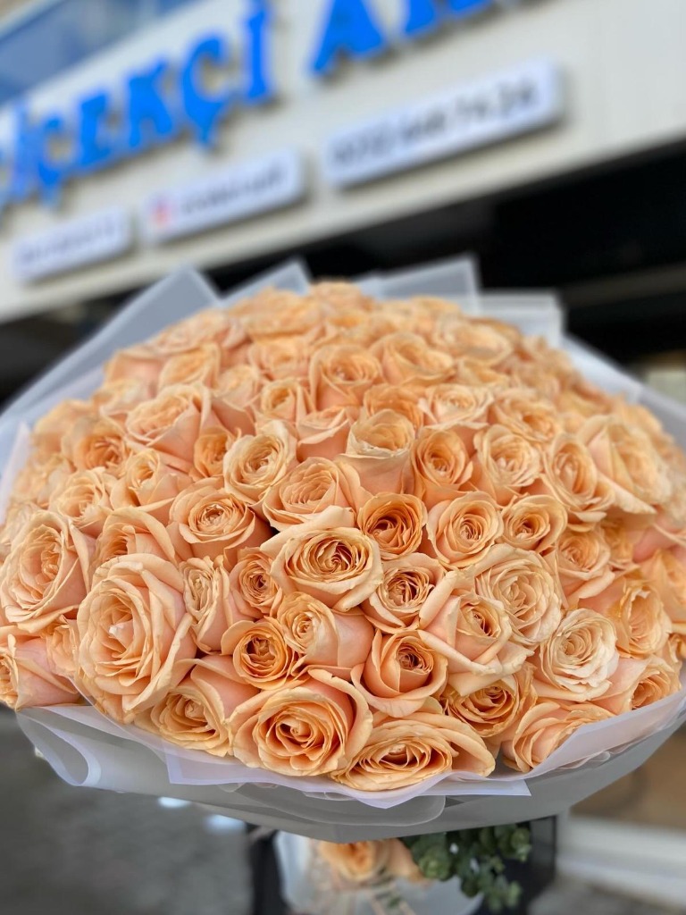 101 İthal Soft Gül Buketi