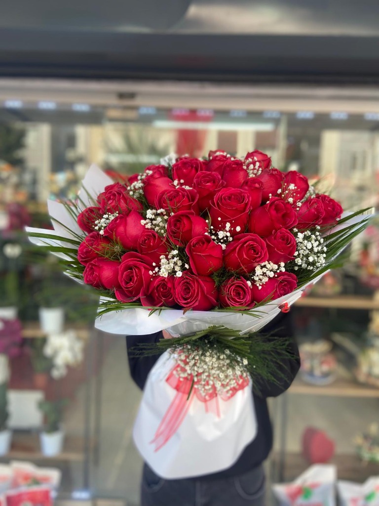 41 Gül Buketi Kırmızı