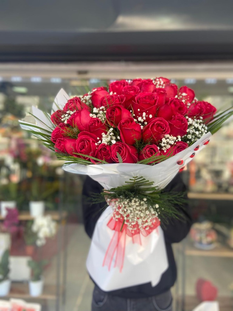 41 Gül Buketi Kırmızı