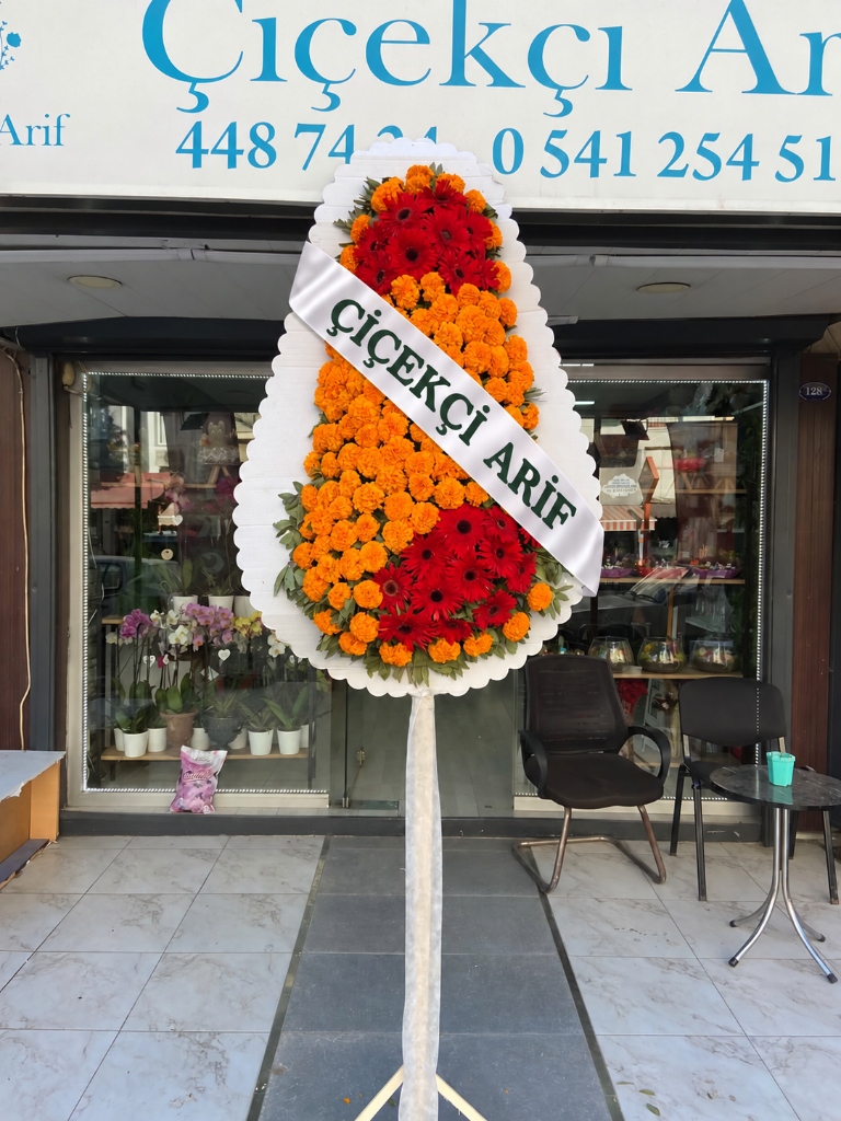 Turuncu Kırmızı Çelenk
