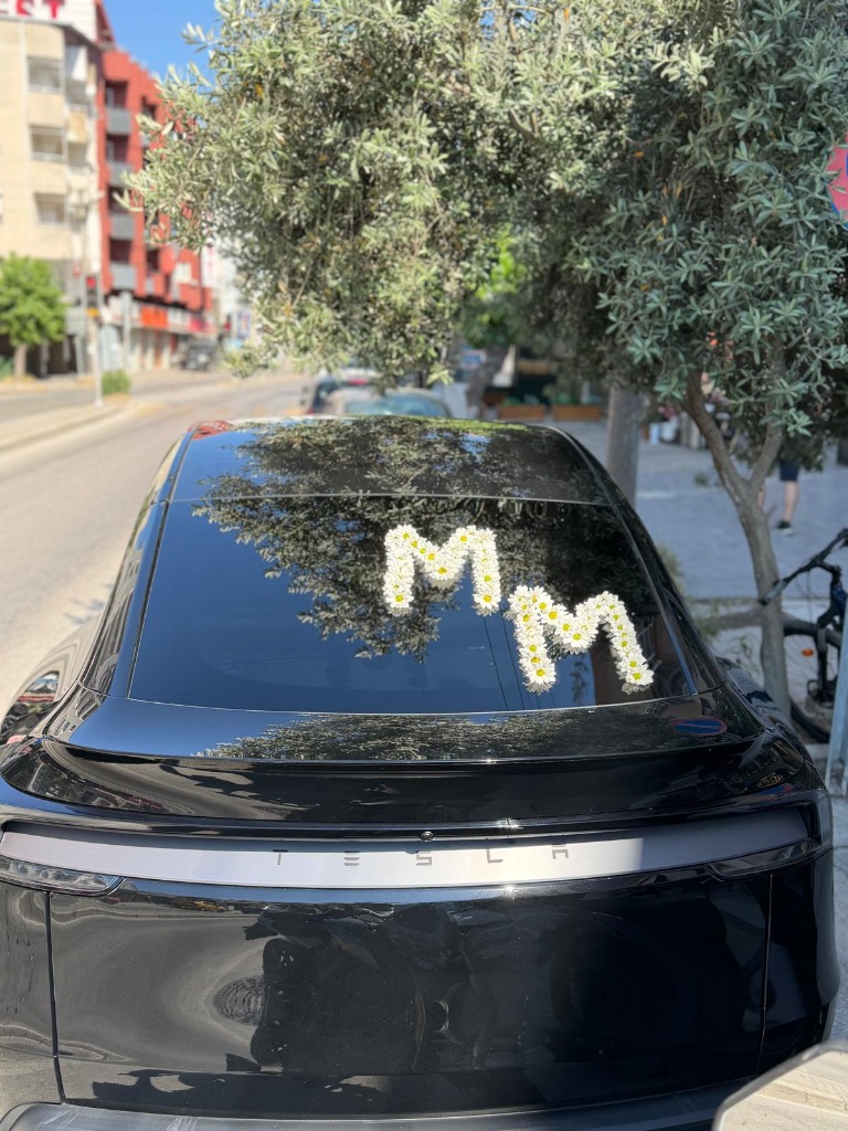 Beyaz Lilyum ve Lisyantus Gelin Arabası Süslemesi