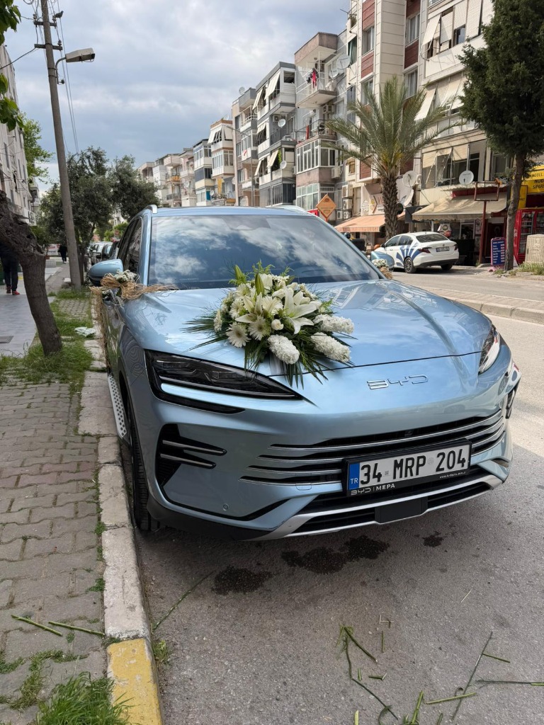 Lilyum ve Şebboy Gelin Arabası Süslemesi